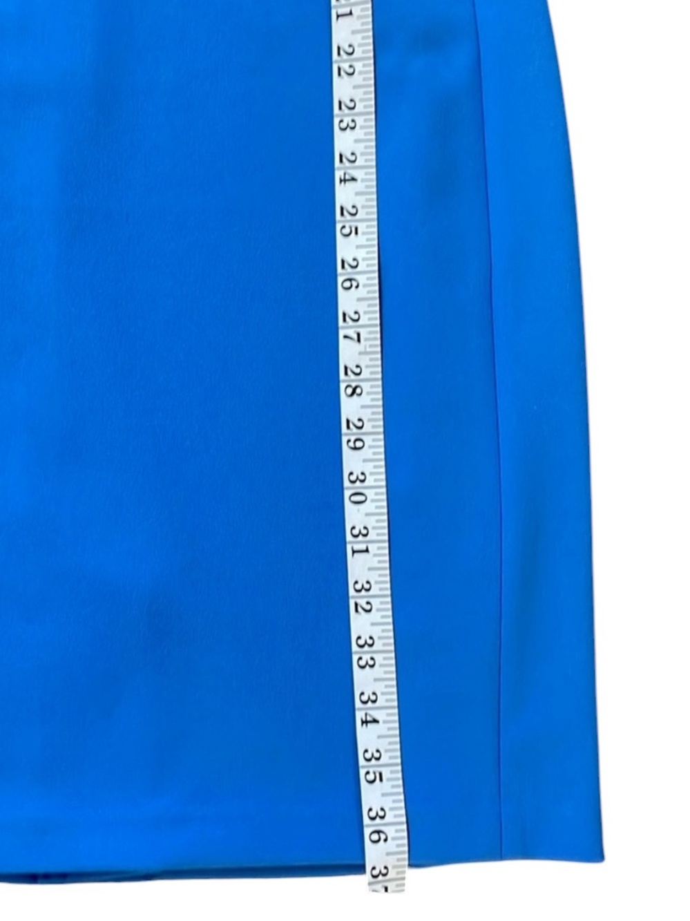 Karl Lagerfeld Blue Scuba Crepe 3/4 Tulip Sleeve Sheath Dress 10 EUC - Picture 16 of 16